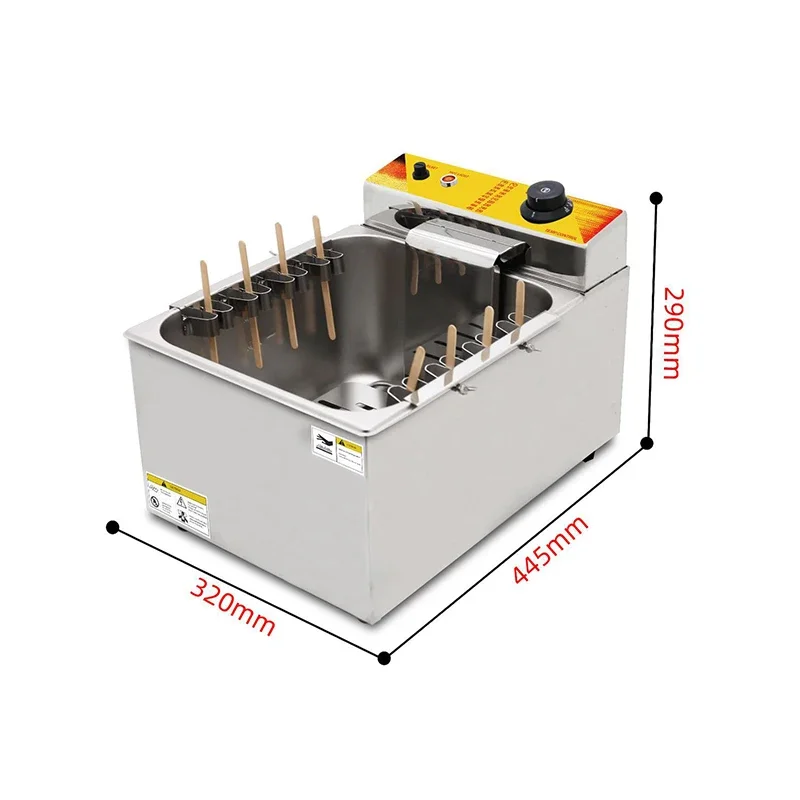 &12L Large Capacity Commercial - Corn Dog Stick recension och pris
