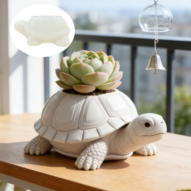 Wolf Head Shaped Flower Pot Pe - Potsticker Mold recension och pris