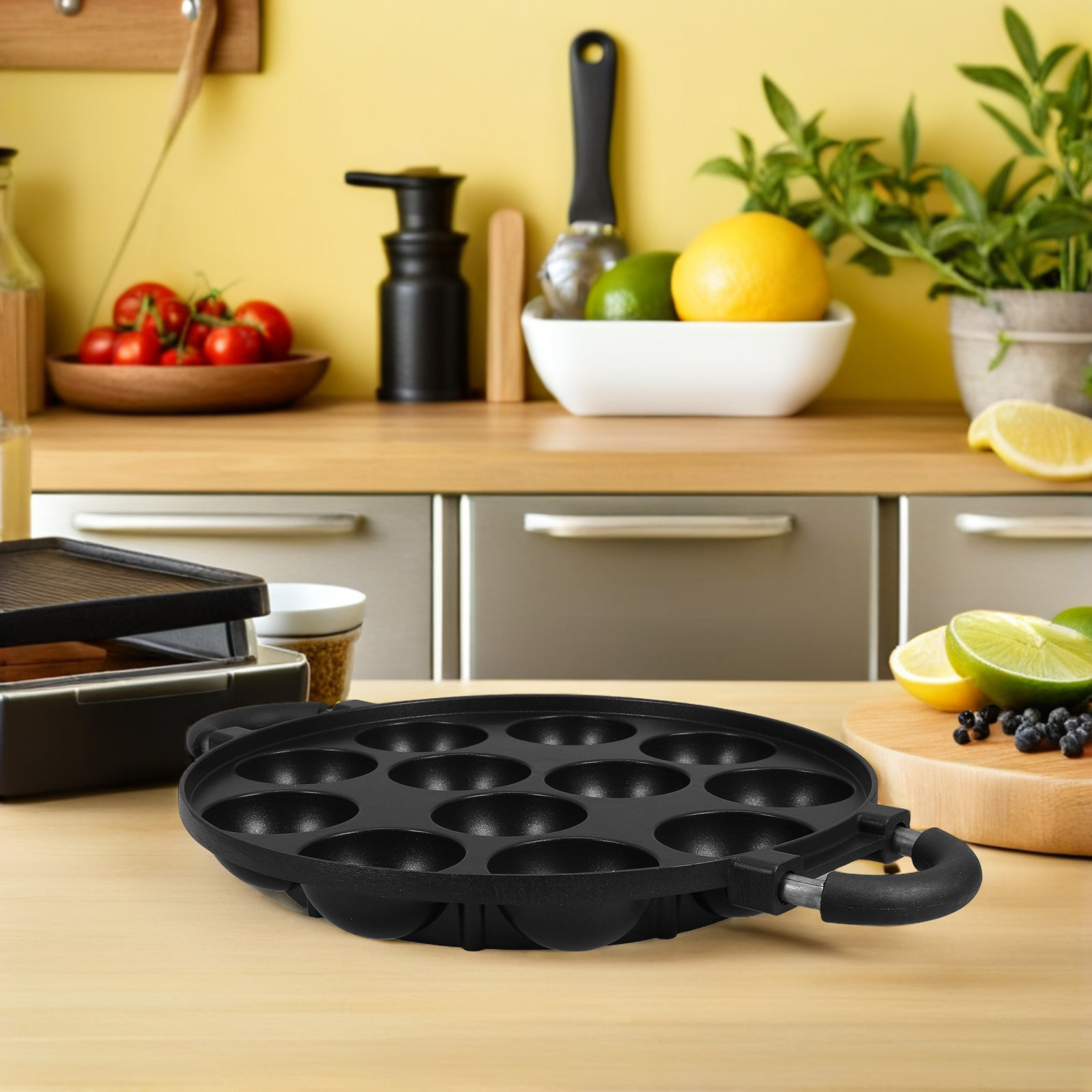 12 Hole Takoyaki Maker Nonstic - Takoyaki Grill Plate recension och pris