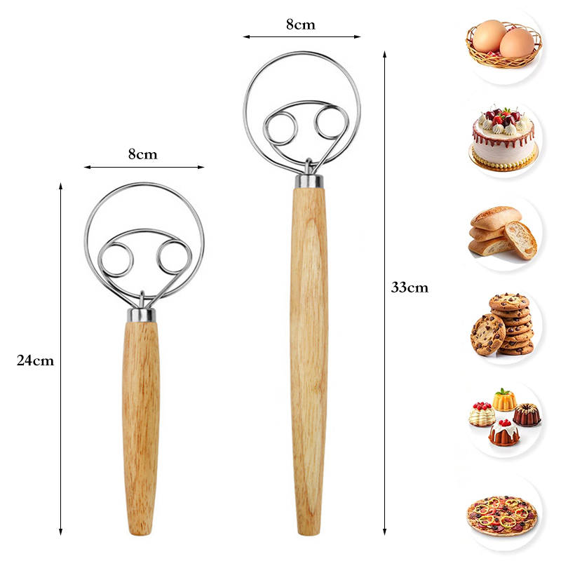 Danish Dough Whisk Stainless S - Danish Pancake Pan recension och pris