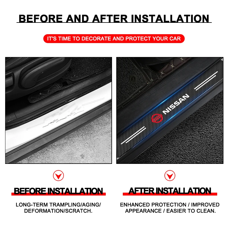 Car Door Plate Carbon Fiber Th - Crepe Pan Carbon recension och pris