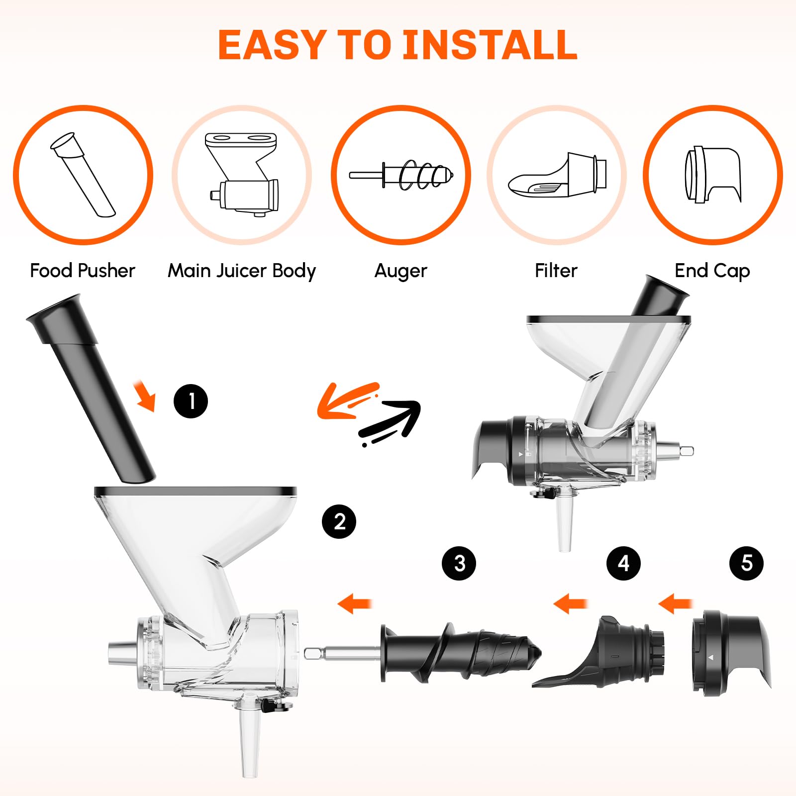 Masticating Juicer Attachment  - Kitchenaid Mixer Hand Mixer recension och pris