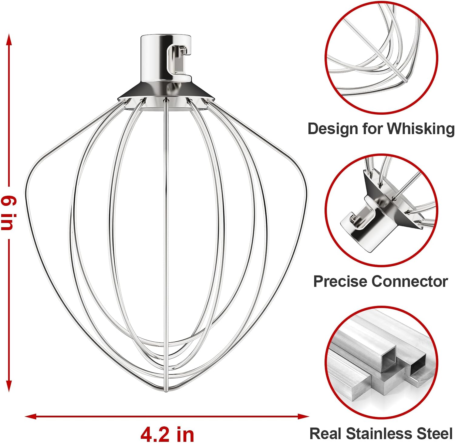 Replacement part K45WW Stainle - Kitchenaid Mixer Hand Mixer recension och pris