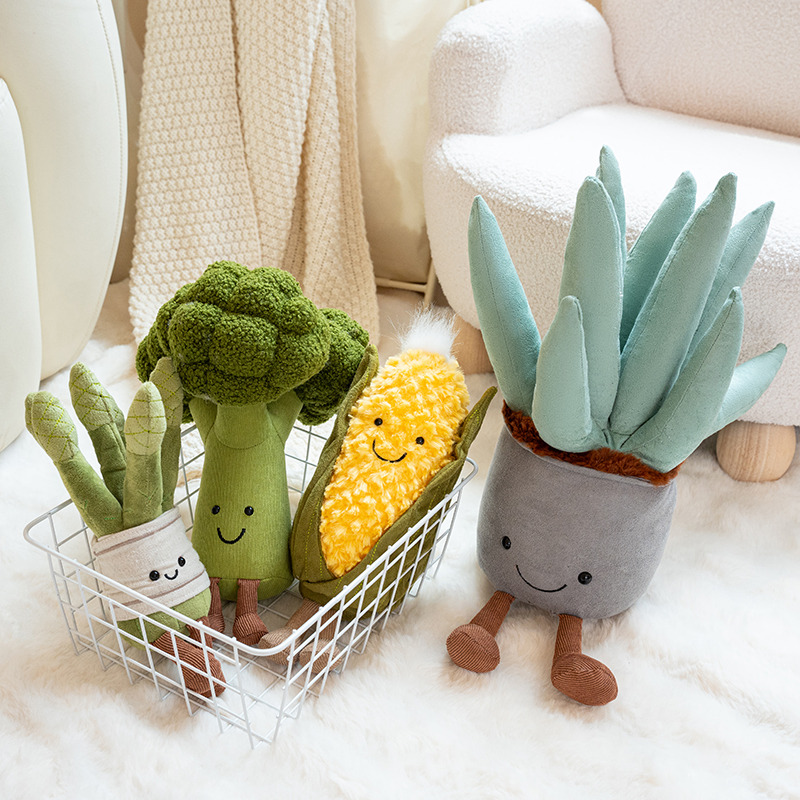 Plush Toy many Designs Broccol - Corn Dog Stick recension och pris